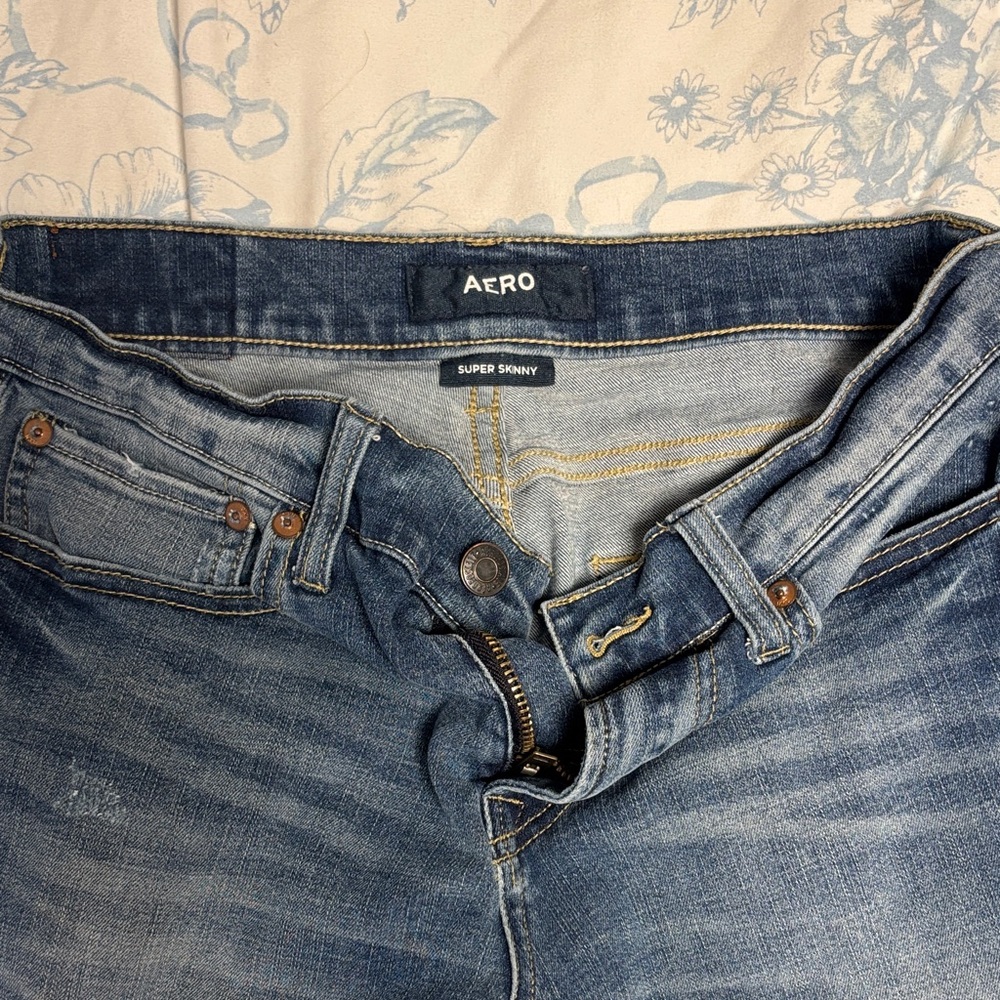 Aero Women's Skinny Jeans - Blue